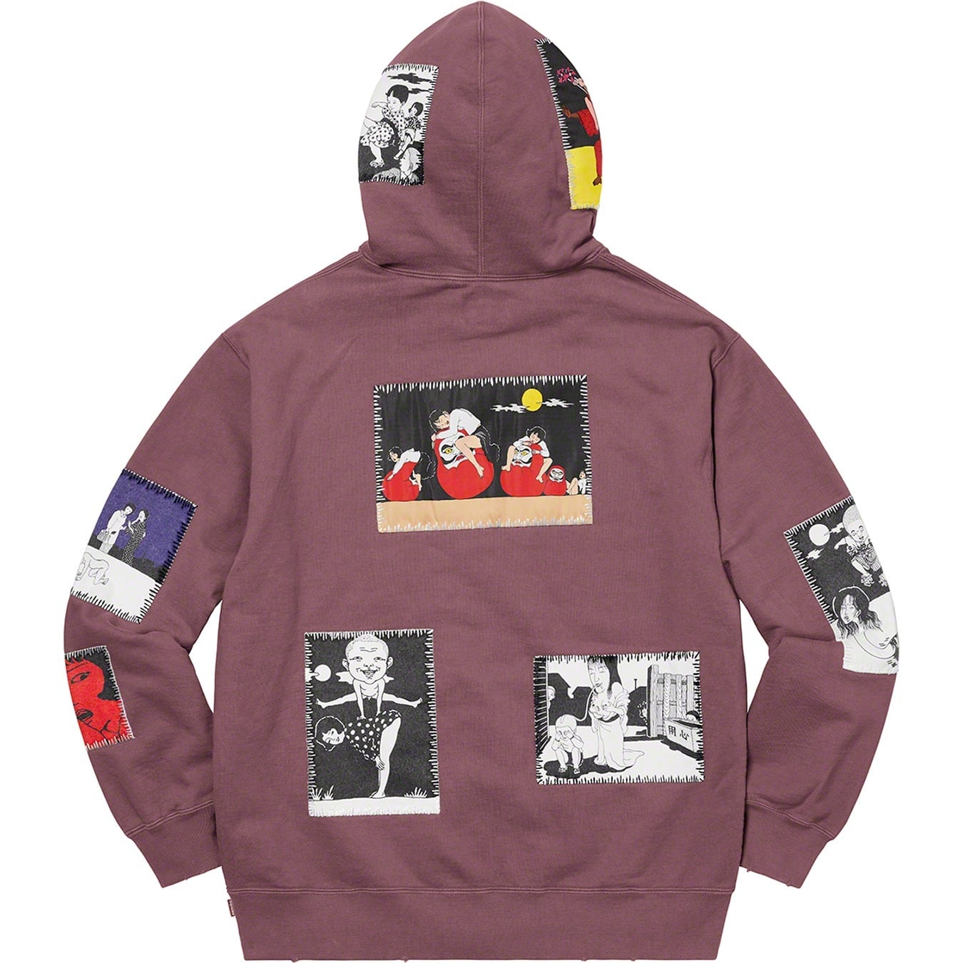 Toshio Saeki/Supreme Hooded Sweatshirt view 9